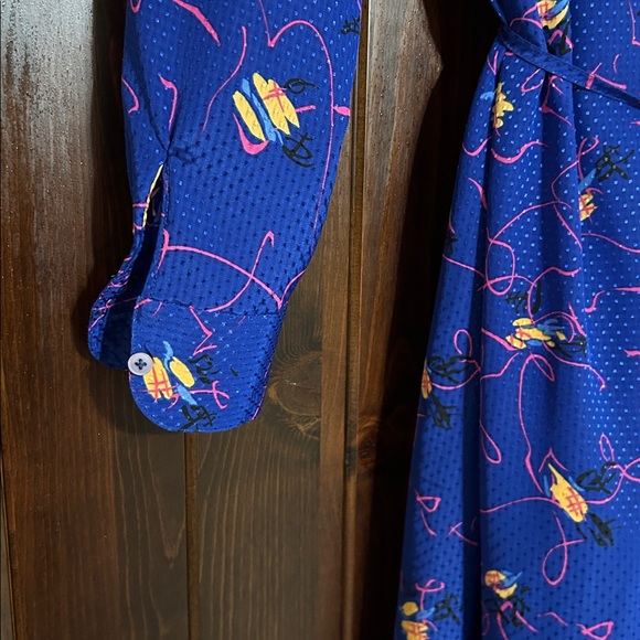 1980s DIANE VON FURSTENBERG WRAP DRESS - Picture 4 of 5